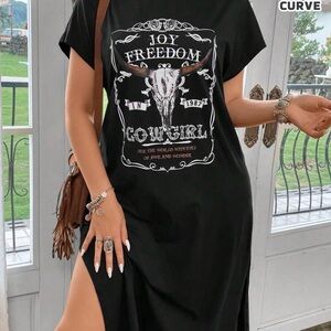 SHEIN Black Casual Dress